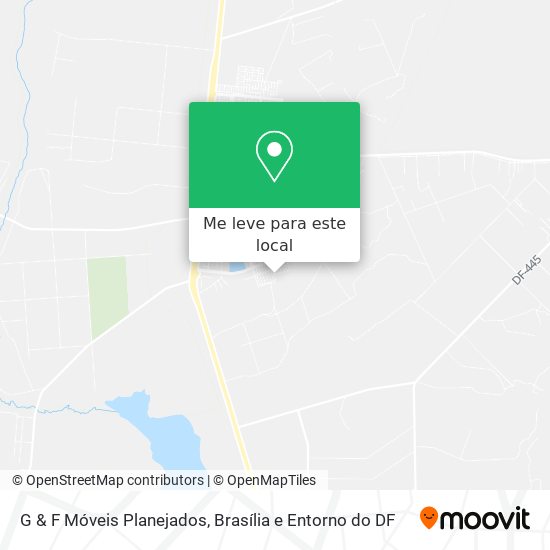 G & F Móveis Planejados mapa