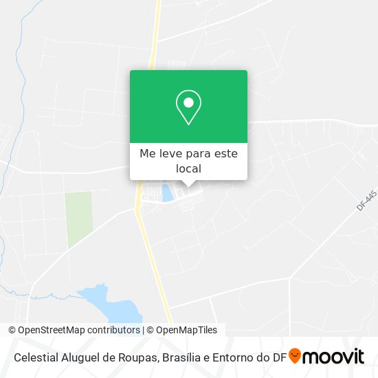 Celestial Aluguel de Roupas mapa