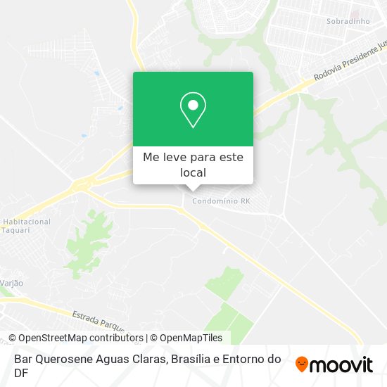 Bar Querosene Aguas Claras mapa