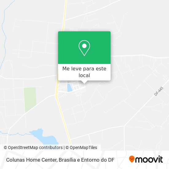 Colunas Home Center mapa
