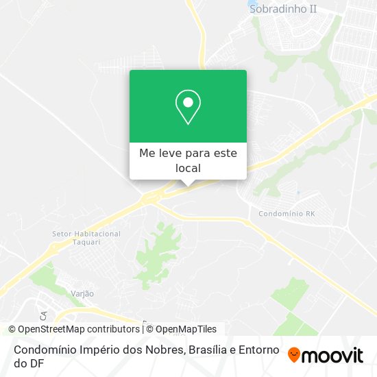 Condomínio Império dos Nobres mapa