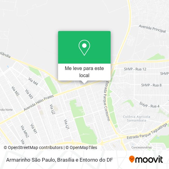Armarinho São Paulo mapa