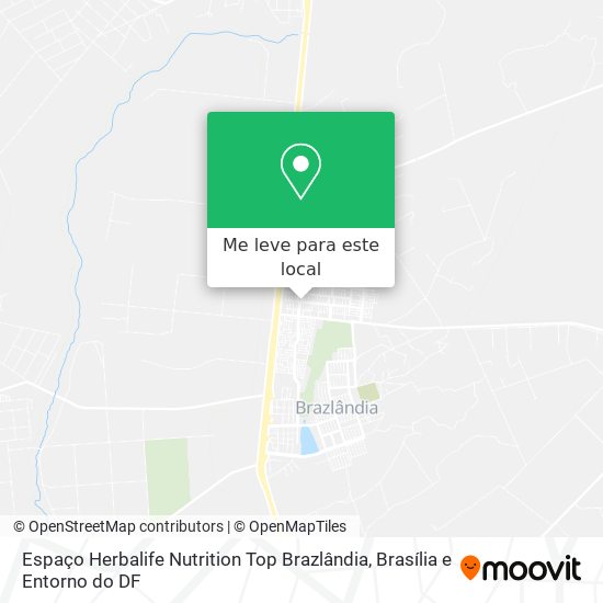 Espaço Herbalife Nutrition Top Brazlândia mapa