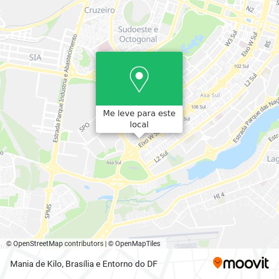 Mania de Kilo mapa