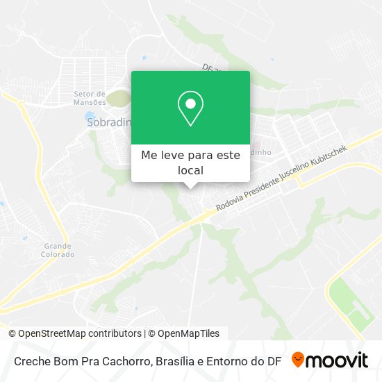 Creche Bom Pra Cachorro mapa