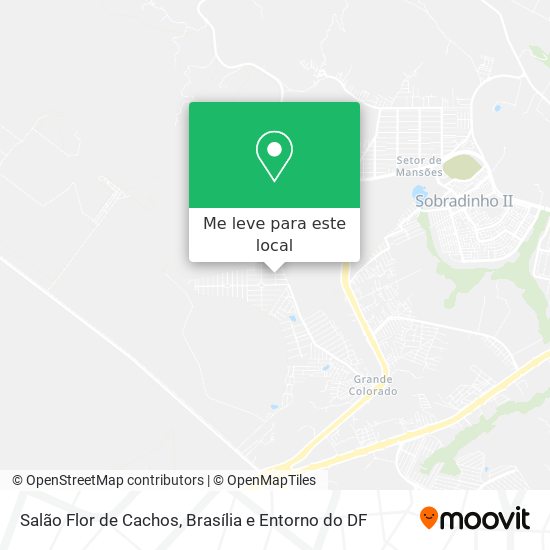 Salão Flor de Cachos mapa