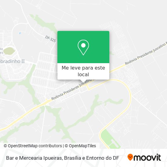 Bar e Mercearia Ipueiras mapa