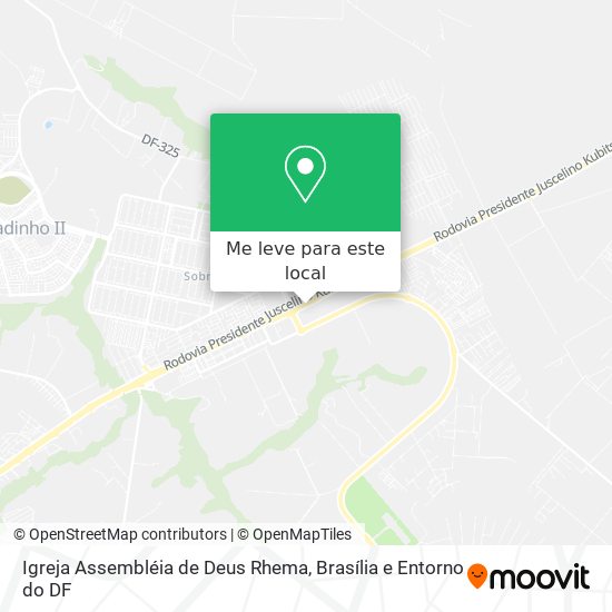 Igreja Assembléia de Deus Rhema mapa