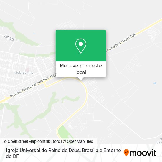 Igreja Universal do Reino de Deus mapa