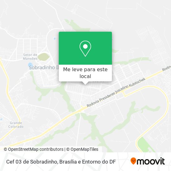 Cef 03 de Sobradinho mapa