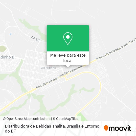 Distribuidora de Bebidas Thalita mapa