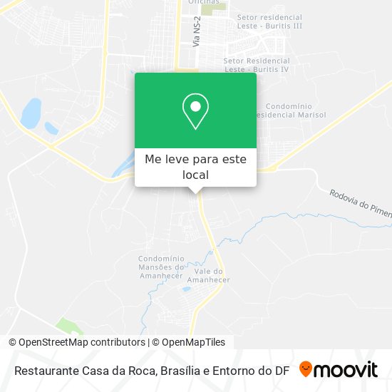 Restaurante Casa da Roca mapa