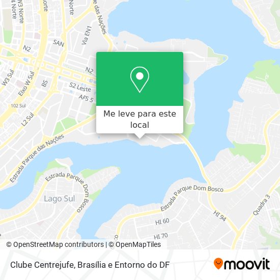 Clube Centrejufe mapa