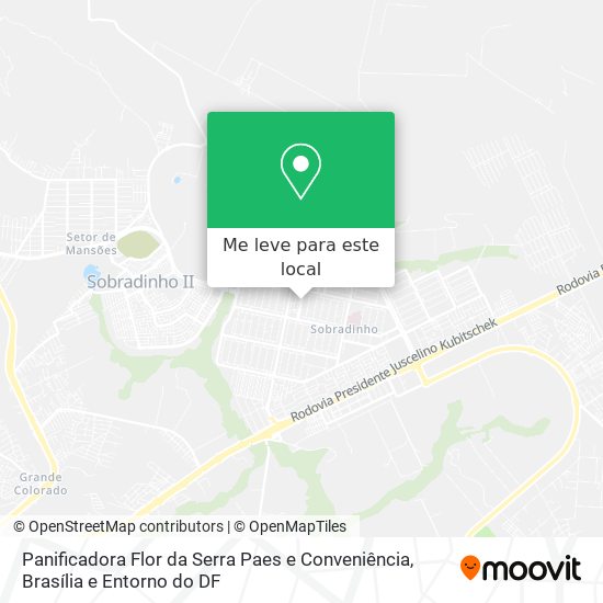 Panificadora Flor da Serra Paes e Conveniência mapa