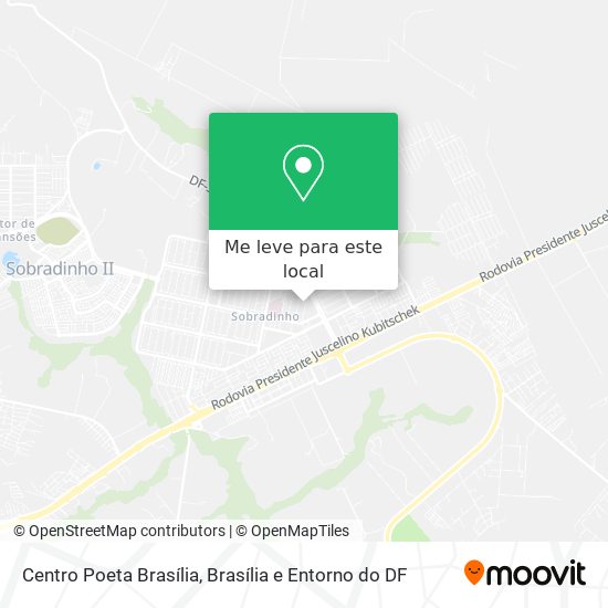 Centro Poeta Brasília mapa