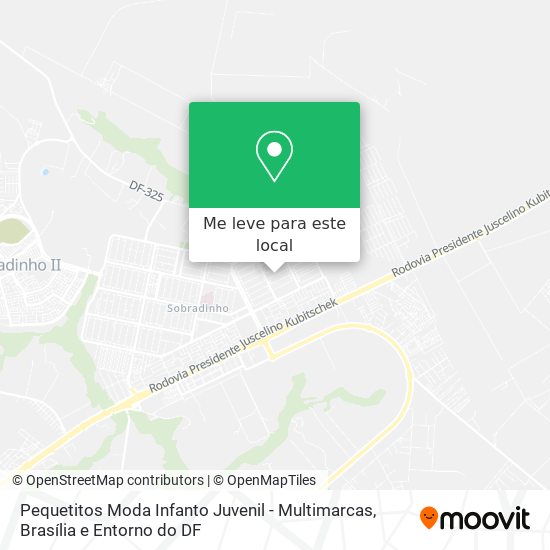 Pequetitos Moda Infanto Juvenil - Multimarcas mapa