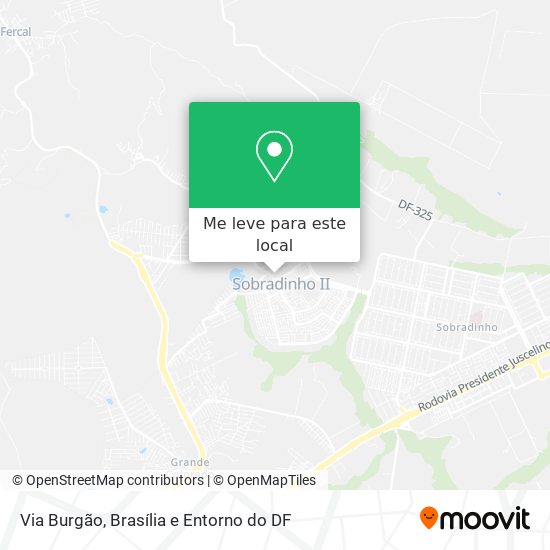 Via Burgão mapa