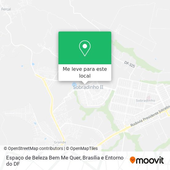 Espaço de Beleza Bem Me Quer mapa
