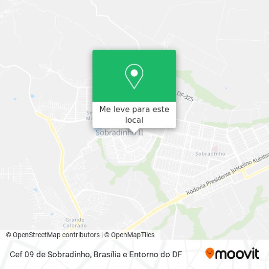 Cef 09 de Sobradinho mapa