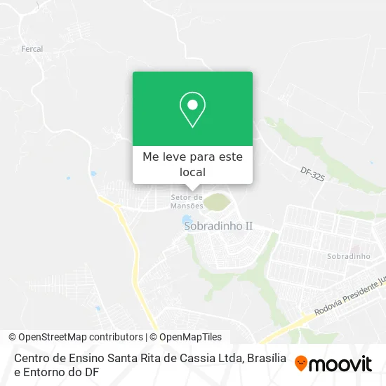 Centro de Ensino Santa Rita de Cassia Ltda mapa