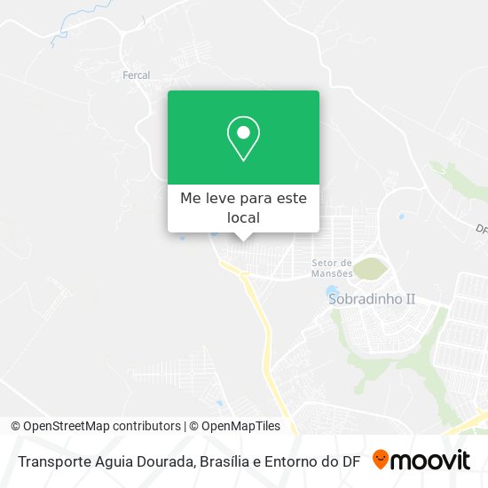 Transporte Aguia Dourada mapa