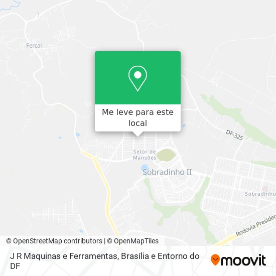 J R Maquinas e Ferramentas mapa