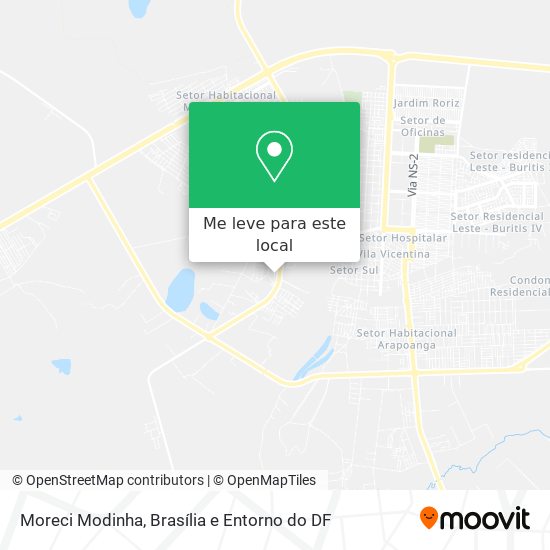 Moreci Modinha mapa