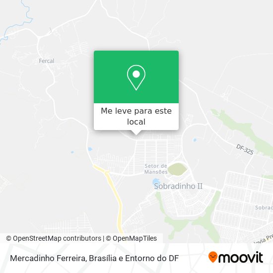 Mercadinho Ferreira mapa