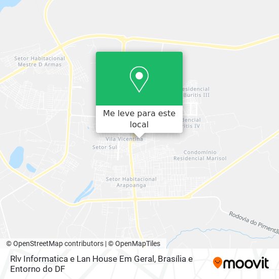Rlv Informatica e Lan House Em Geral mapa