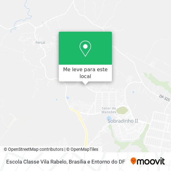 Escola Classe Vila Rabelo mapa