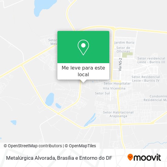 Metalúrgica Alvorada mapa