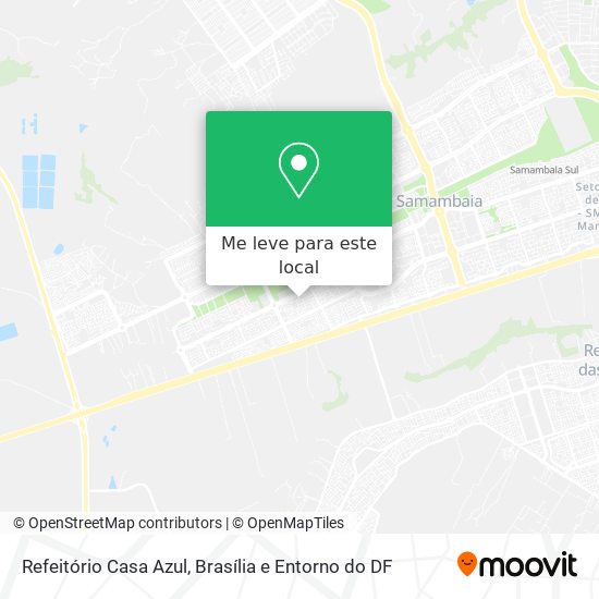 Refeitório Casa Azul mapa