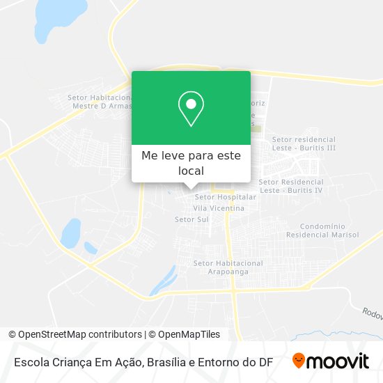 Escola Criança Em Ação mapa