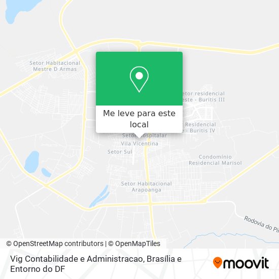 Vig Contabilidade e Administracao mapa