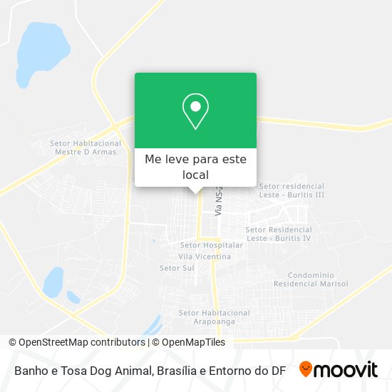 Banho e Tosa Dog Animal mapa