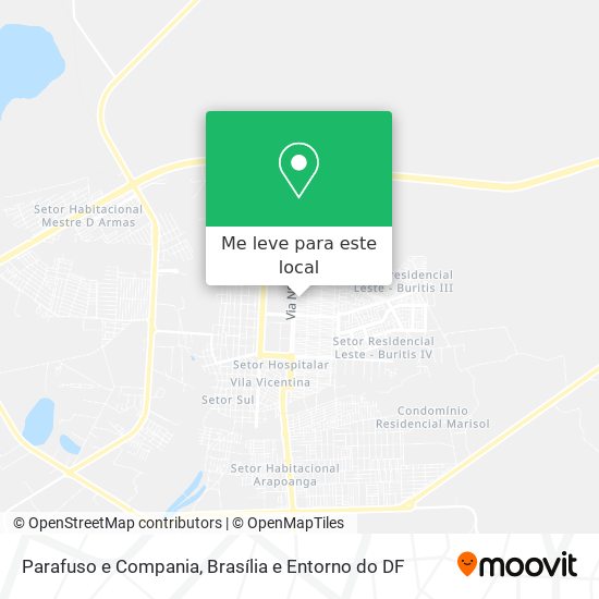 Parafuso e Compania mapa