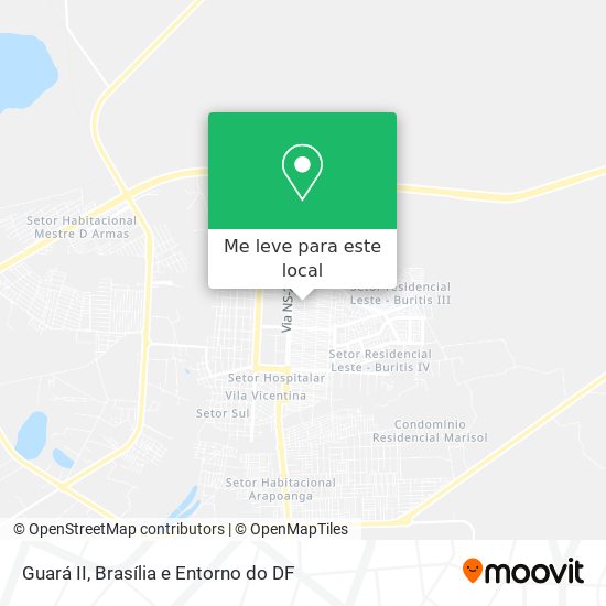 Guará II mapa