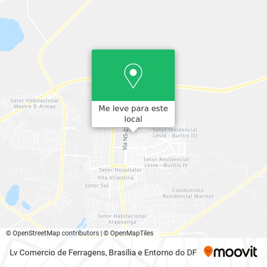 Lv Comercio de Ferragens mapa