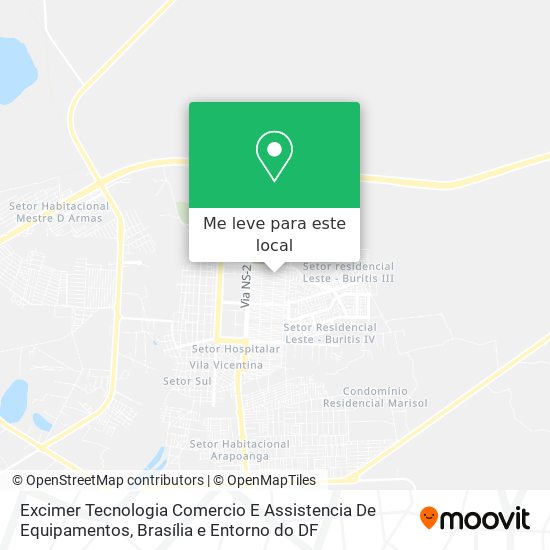 Excimer Tecnologia Comercio E Assistencia De Equipamentos mapa