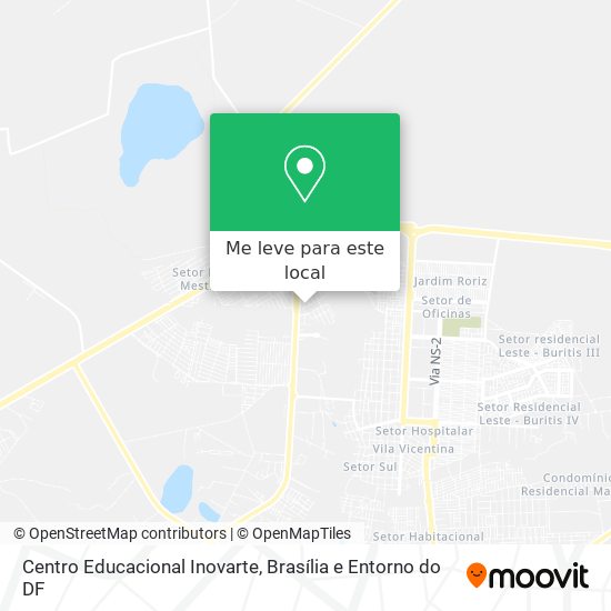 Centro Educacional Inovarte mapa