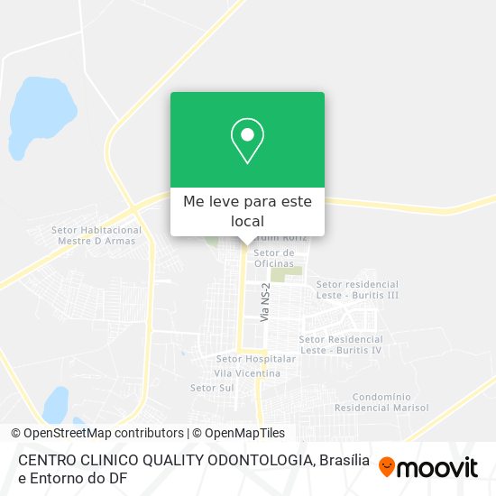 CENTRO CLINICO QUALITY ODONTOLOGIA mapa