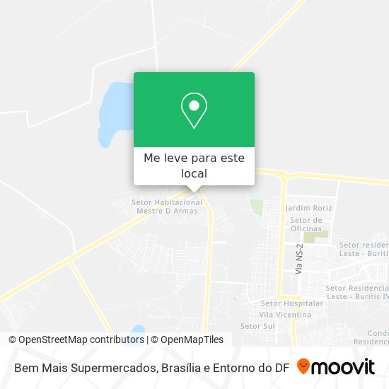 Bem Mais Supermercados mapa