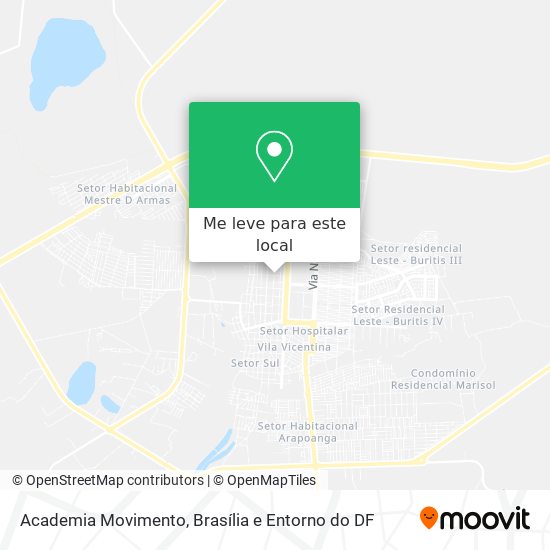 Academia Movimento mapa