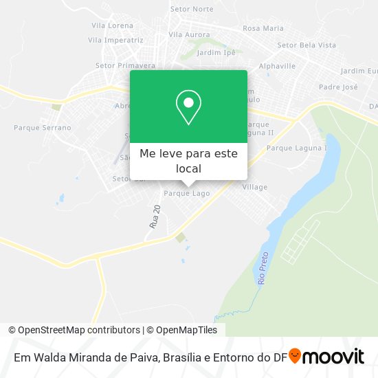 Em Walda Miranda de Paiva mapa