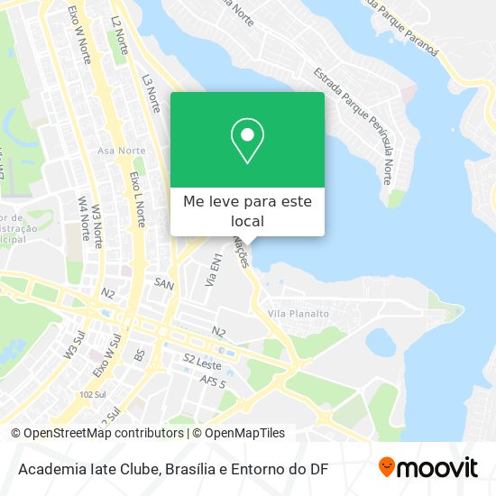 Academia Iate Clube mapa