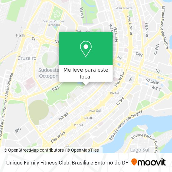 Unique Family Fitness Club mapa