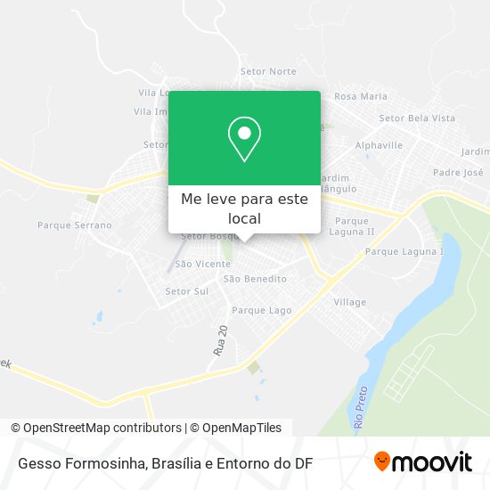 Gesso Formosinha mapa