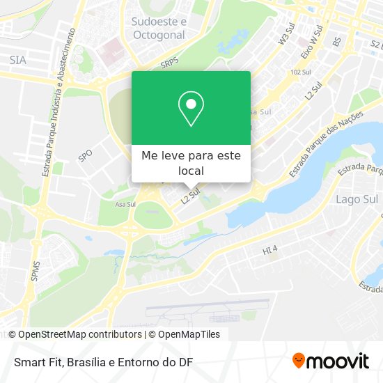 Smart Fit mapa