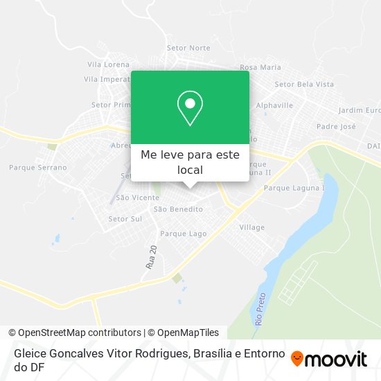 Gleice Goncalves Vitor Rodrigues mapa