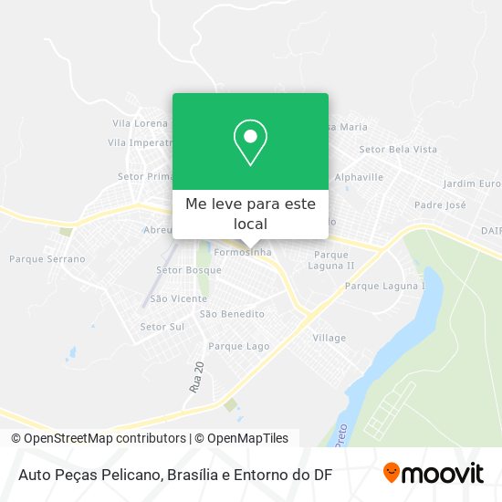 Auto Peças Pelicano mapa